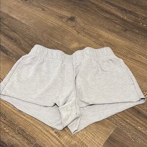 Women's Gray Sweat Short